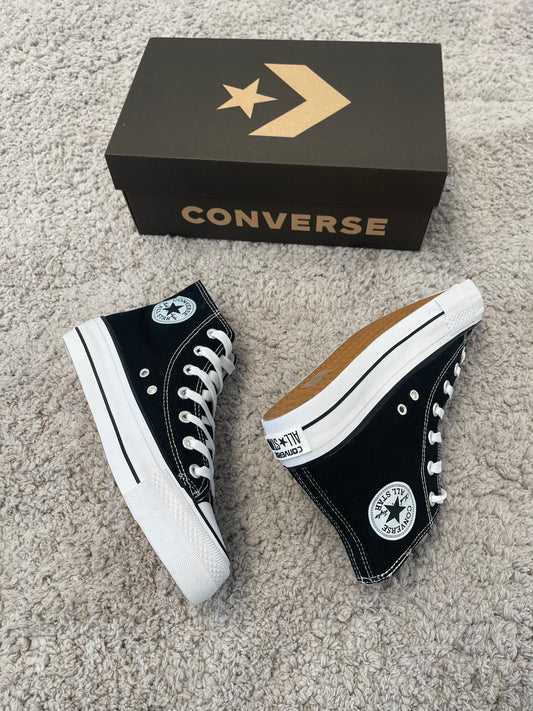 Converse doble suela negra