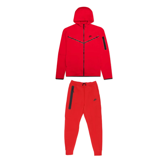 Nike Tech Fleece rojo