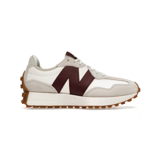 New Balance 327 blanca y roja