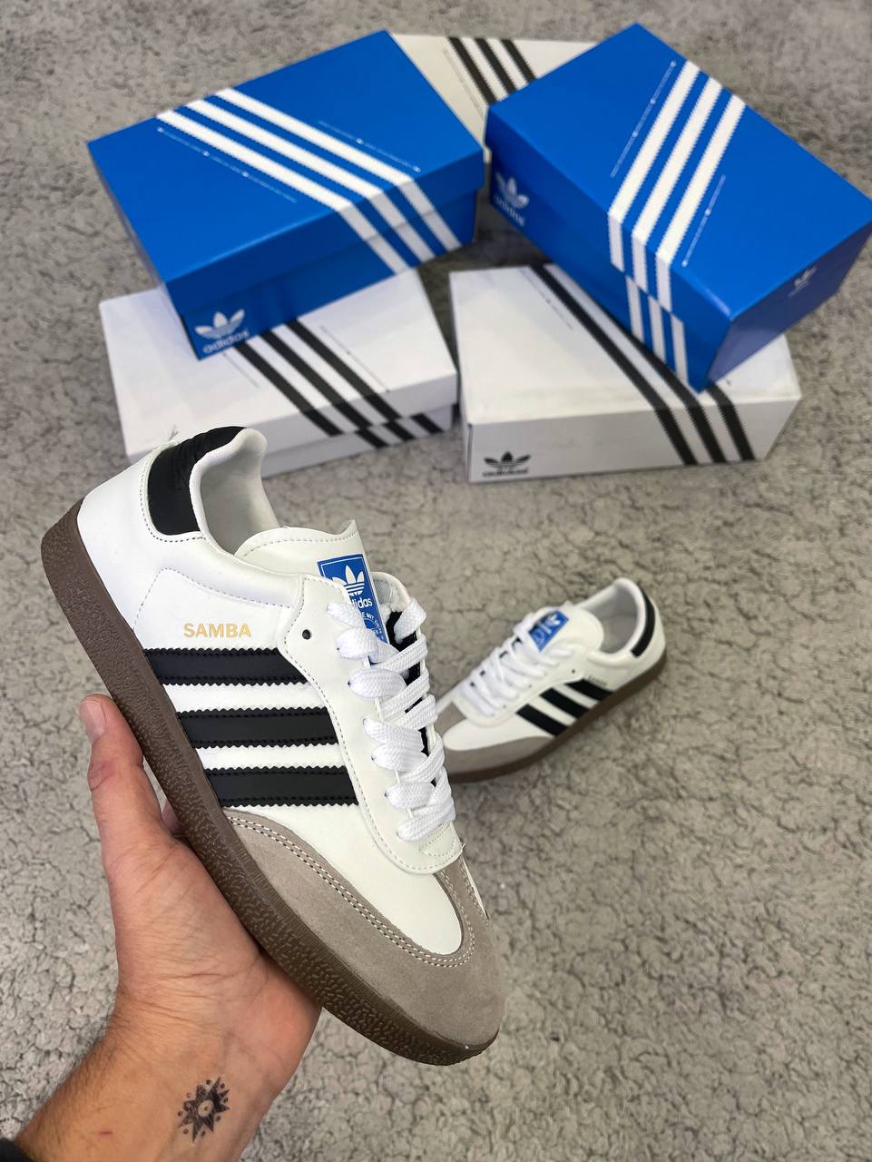 Samba blanca y negra