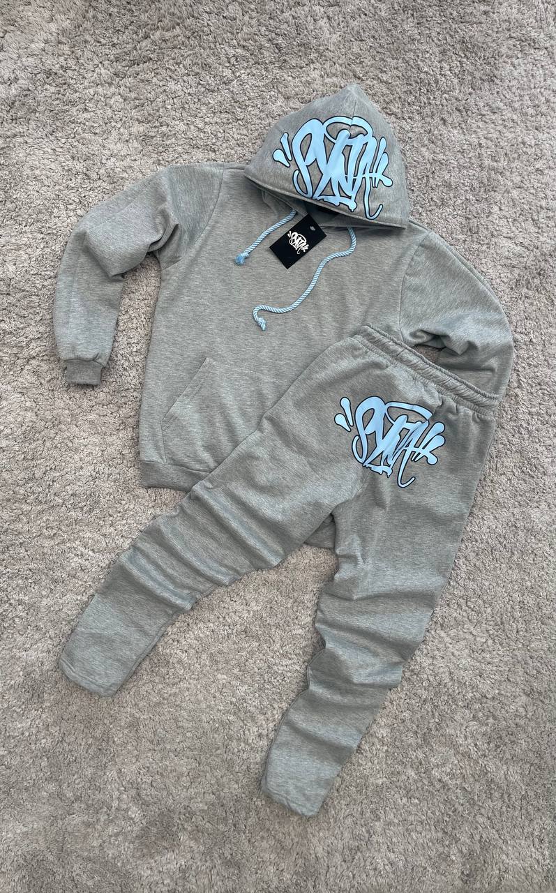 Syna conjunto gris y azul