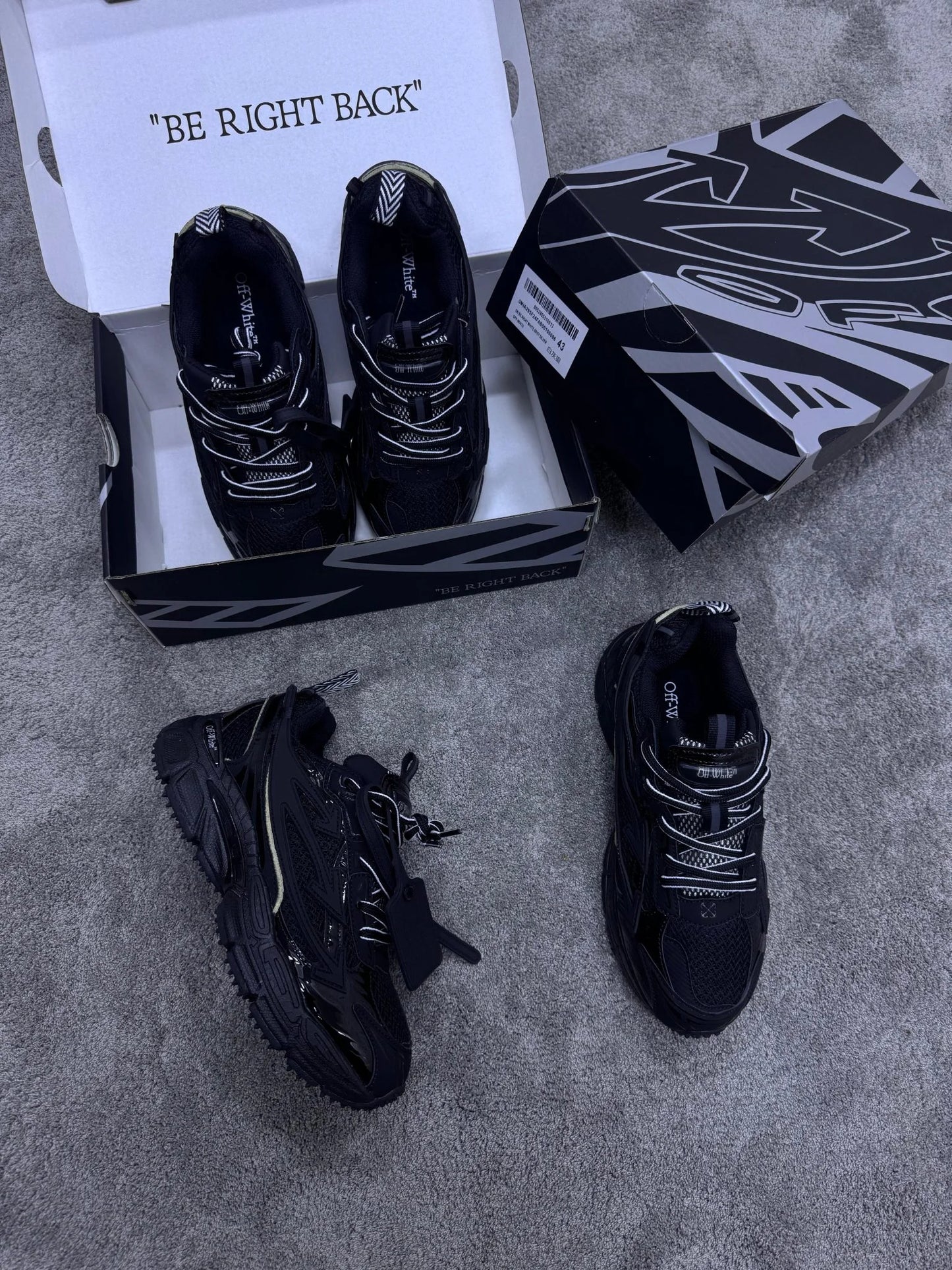 Off-White be Right full black
