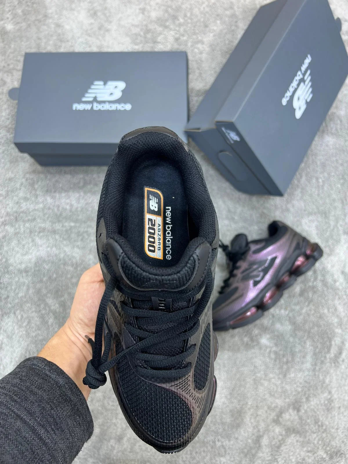 New Balance 2000 black iridescent